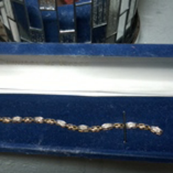 14 Karat Yellow Gold Tennis Bracelet with 4 Carats of  14 karat gold diamond bracelet